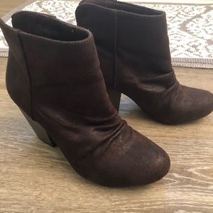 Brown booties